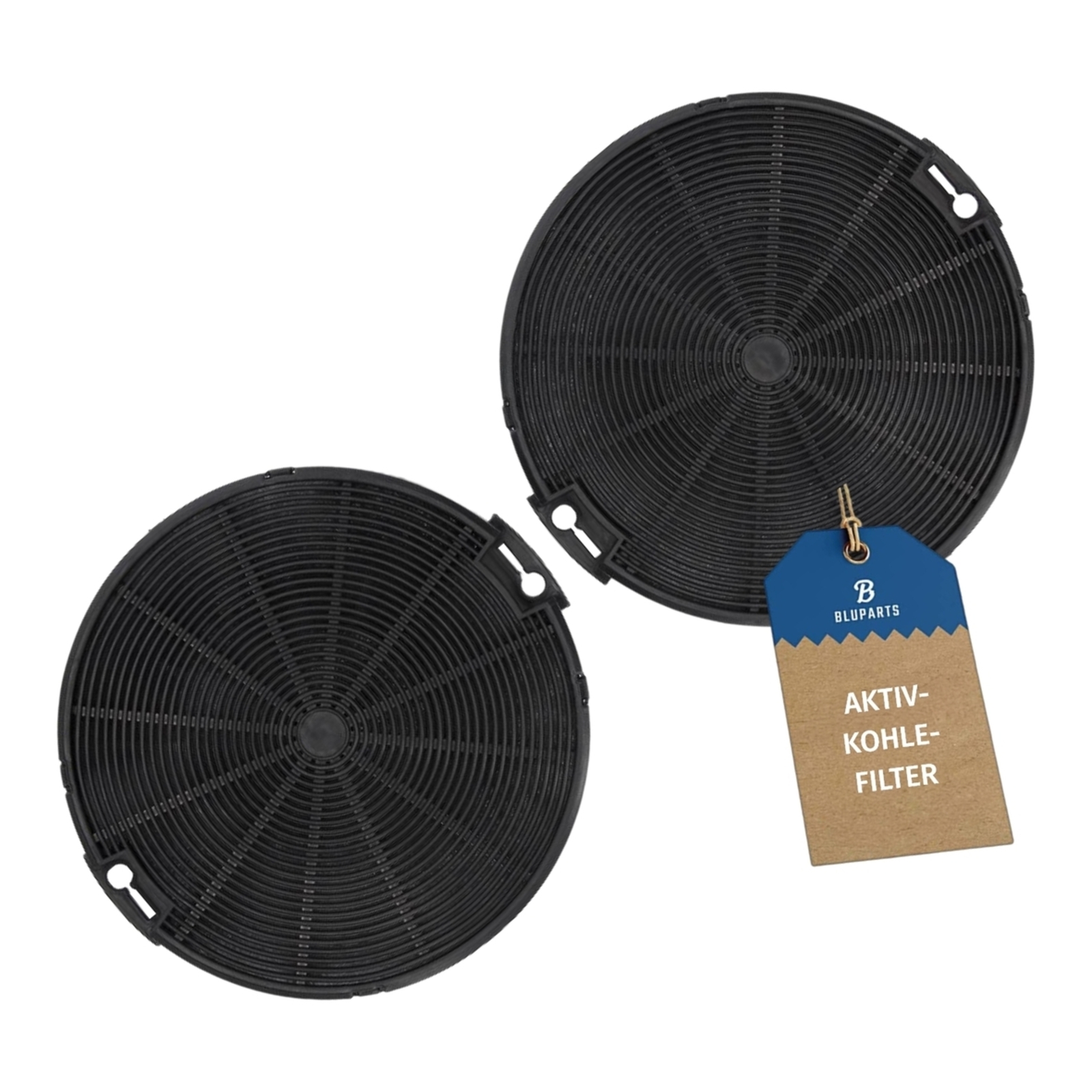 Kohlefilter passend für AEG 4055093712  EFF75 BLUPARTS von Dunstabzugshaube 2Stk