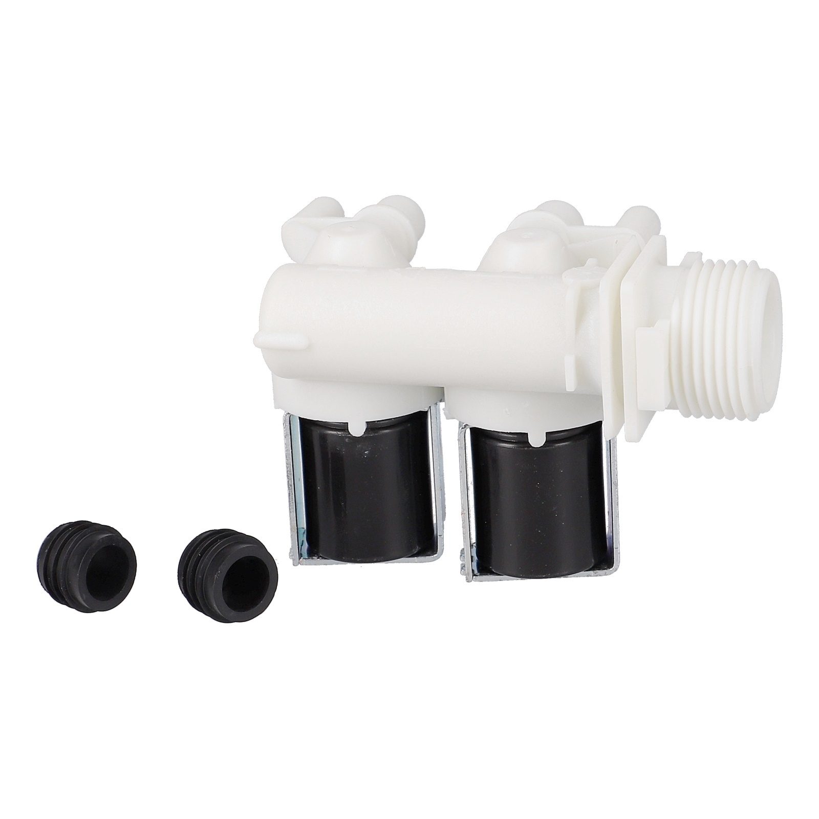 Magnetventil passend für INDESIT C00110333  2fach 180° 10mmØ in Waschmaschine